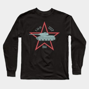 T-34-85 side view Long Sleeve T-Shirt